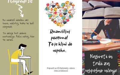 »Nasveti in triki za uspešno učenje« – zloženka za učence in starše