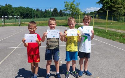 ŠPORTNI DAN PRVOŠOLCEV: ATLETIKA IN ZLATI SONČEK